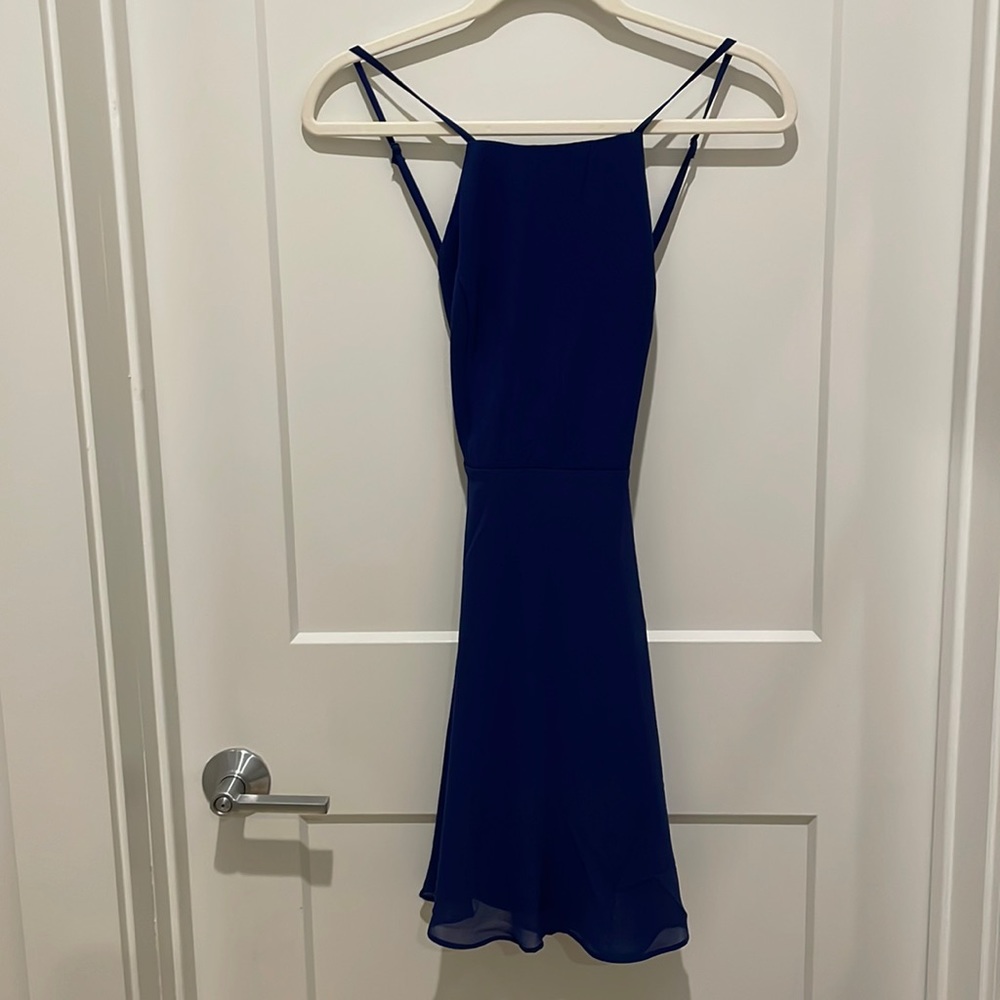 Lulus Lady’s Small Navy Dress Shell and Lining 100% Polyester